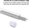20 pcs. Large Eye Hand Sewing Needles - 1.5 inch Long in Needle Storage Tube with Needle Threader